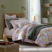 Garden Jubilee Classic Cool Cotton Percale Duvet Cover - Multi, Twin/Twin XL,Multi