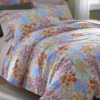 Garden Jubilee Classic Cool Cotton Percale Duvet Cover - Multi, Twin/Twin XL,Multi