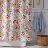Garden Jubilee Classic Cool Cotton Percale Shower Curtain - Multi,Multi