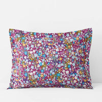 Idril Reversible Classic Cool Cotton Percale Sham - Magenta Pink, Standard,Magenta Pink