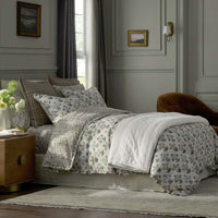 Garden Patch Reversible Garment Washed Cotton Percale Duvet Cover Set - Multi, King/Cal. King,Multi