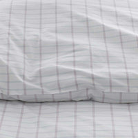 Yarn-Dyed Plaid Garment Washed Cotton Percale Sham - Ivory Multi, Standard,Ivory Multi