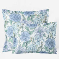 Garden Bliss Classic Smooth Sateen Sham - Blue Multi, Standard,Blue Multi