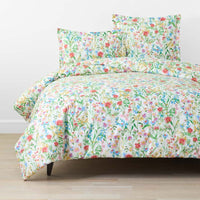 Garden Symphony Classic Cool Cotton Percale Duvet Cover - Multi, King/Cal. King,Multi