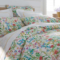 Garden Symphony Classic Cool Cotton Percale Duvet Cover - Multi, King/Cal. King,Multi