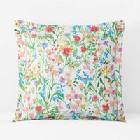 Garden Symphony Classic Cool Cotton Percale Sham - Multi, Euro,Multi