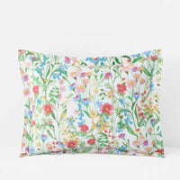 Garden Symphony Classic Cool Cotton Percale Sham - Multi, Standard,Multi
