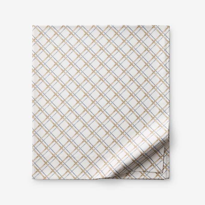 Leander Premium Smooth Wrinkle-Free Sateen Flat Bed Sheet - Gray Multi, Twin/Twin XL,Gray Multi