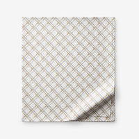Leander Premium Smooth Wrinkle-Free Sateen Flat Bed Sheet - Gray Multi, Twin/Twin XL,Gray Multi