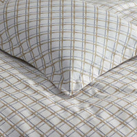 Leander Premium Smooth Wrinkle-Free Sateen Flat Bed Sheet - Gray Multi, Twin/Twin XL,Gray Multi
