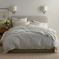 Leander Premium Smooth Wrinkle-Free Sateen Sham - Gray Multi, King,Gray Multi