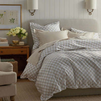 Leander Premium Smooth Wrinkle-Free Sateen Sham - Gray Multi, King,Gray Multi