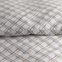 Leander Premium Smooth Wrinkle-Free Sateen Sham - Gray Multi, King,Gray Multi