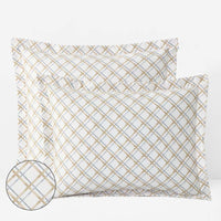 Leander Premium Smooth Wrinkle-Free Sateen Sham - Gray Multi, King,Gray Multi