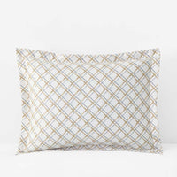 Leander Premium Smooth Wrinkle-Free Sateen Sham - Gray Multi, King,Gray Multi