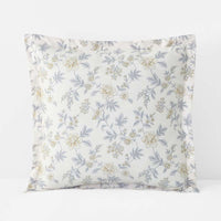 Whispering Garden Premium Smooth Wrinkle-Free Sateen Sham - Gray Multi, Euro,Gray Multi