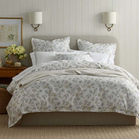 Whispering Garden Premium Smooth Wrinkle-Free Sateen Sham - Gray Multi, King,Gray Multi
