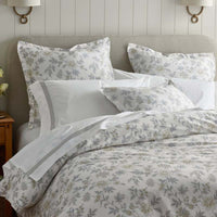 Whispering Garden Premium Smooth Wrinkle-Free Sateen Sham - Gray Multi, King,Gray Multi