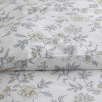 Whispering Garden Premium Smooth Wrinkle-Free Sateen Sham - Gray Multi, King,Gray Multi