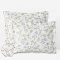 Whispering Garden Premium Smooth Wrinkle-Free Sateen Sham - Gray Multi, King,Gray Multi