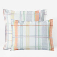 Alder Plaid Classic Cool Cotton Percale Sham - Multi, Standard,Multi