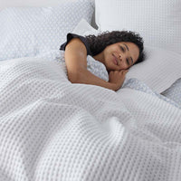 Waffle Duvet Cover - White, Twin/Twin XL,White