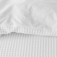 Waffle Duvet Cover - White, Twin/Twin XL,White