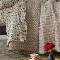 Jiya Reversible Quilted Sham - Taupe, Standard,Taupe