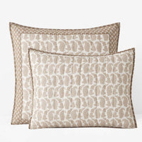 Jiya Reversible Quilted Sham - Taupe, Standard,Taupe
