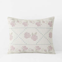Fleur Sham - Cream, Standard,Cream
