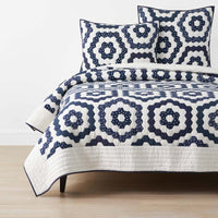 Gwenivere Quilt - Ivory, Twin/Twin XL,Ivory