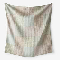 Megara Patchwork Quilted Sham - Green, Standard,Green