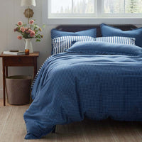 Classic Plaids Yarn-Dyed Cotton Duvet Cover - Katherine Plaid, Twin/Twin XL,Katherine Plaid
