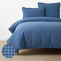 Classic Plaids Yarn-Dyed Cotton Duvet Cover - Katherine Plaid, Twin/Twin XL,Katherine Plaid