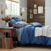 Classic Plaids Yarn-Dyed Cotton Duvet Cover - Katherine Plaid, Twin/Twin XL,Katherine Plaid