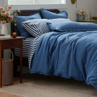 Classic Plaids Yarn-Dyed Cotton Duvet Cover - Katherine Plaid, Twin/Twin XL,Katherine Plaid