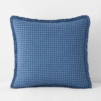 Classic Plaids Yarn-Dyed Cotton Sham - Katherine Plaid, Euro,Katherine Plaid
