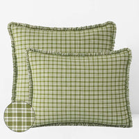 Classic Plaids Yarn-Dyed Cotton Sham - Henri Plaid, Standard,Henri Plaid