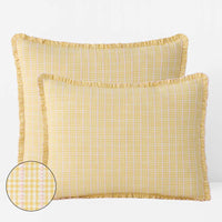 Classic Plaids Yarn-Dyed Cotton Sham - Soho Plaid, Standard,Soho Plaid