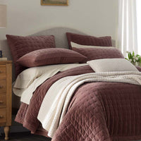 Tufted Stitch Velvet Throw - Sand,Sand
