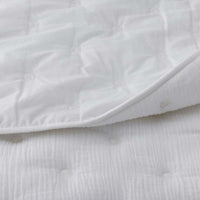 Gauze Deco Quilted Sham - Off White, Standard,Off White