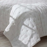 Gauze Deco Quilt - Off White, Twin/Twin XL,Off White