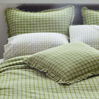 Classic Plaids Yarn-Dyed Cotton Decorative Square Pillow Cover - Henri Plaid,Henri Plaid