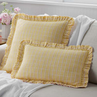 Classic Plaids Yarn-Dyed Cotton Decorative Square Pillow Cover - Soho Plaid,Soho Plaid