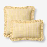 Classic Plaids Yarn-Dyed Cotton Decorative Square Pillow Cover - Soho Plaid,Soho Plaid