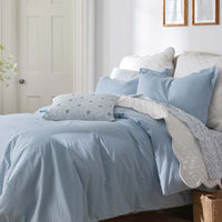 Tira Mini Floral Decorative Square Pillow Cover - Mini Floral Blue, 20 in. x 20 in.,Mini Floral Blue