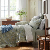 Tira Mini Floral Decorative Square Pillow Cover - Mini Floral Green, 20 in. x 20 in.,Mini Floral Green