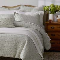 Leonie Duvet Cover - Green, Twin/Twin XL,Green