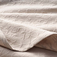 Delicate Floral Blanket - Beige, Full/Queen,Beige