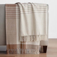 Textured Boucle Throw - Clay,Clay